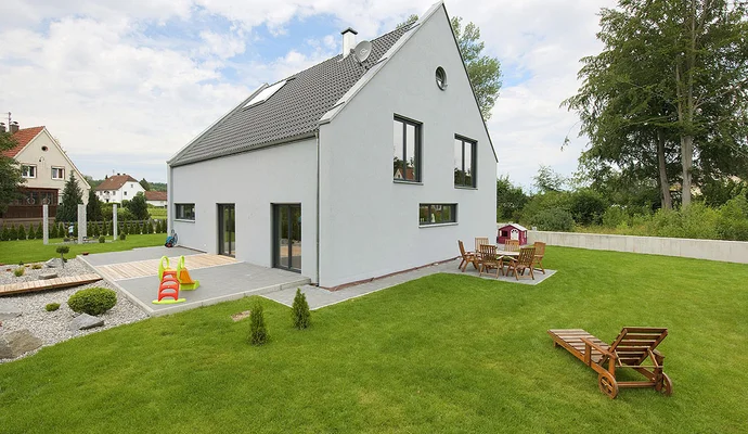 Haus mit Garten